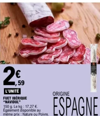 Fuet Ibérique "Navidul"