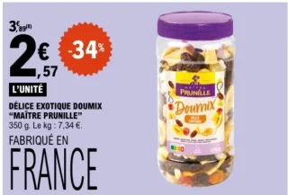 Délice Exotique Doumix "Maître Prunille"