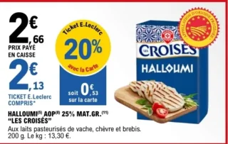 Les Croisés Halloumi AOP 25% MAT.GR.