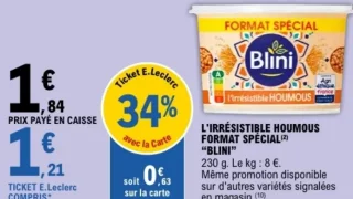 L'irrésistible Houmous format spécial Blini