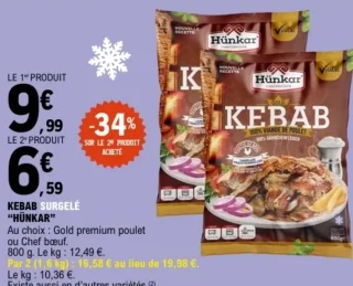 Kebab surgelé "Hünkar"