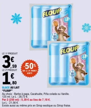 Glace au lait "Floup"
