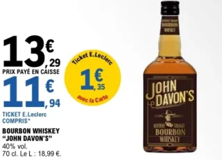 Bourbon Whiskey John Davon's