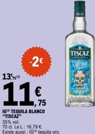 IG Tequila blanco Tiscaz