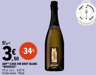 AOP Cava Vin Brut Blanc "Revesco"