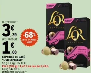 Capsules de café "L'OR Espresso"