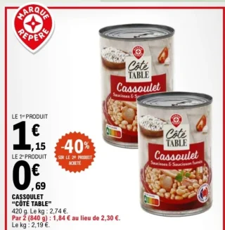 Cassoulet "CÔTÉ TABLE"