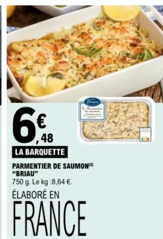 Parmentier de saumon Briau