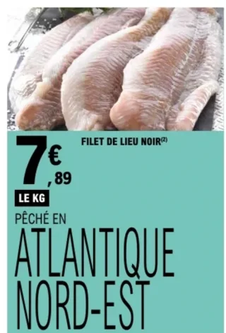 Filet de lieu noir