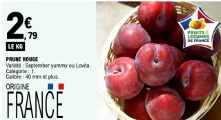 Prune rouge