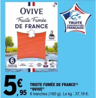 TRUITE FUMÉE DE FRANCE "OVIVE"