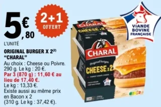 Original Burger X 2 Charal
