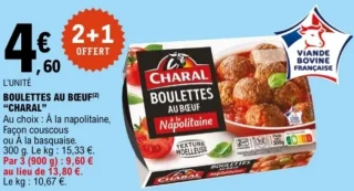 Boulettes au Bœuf Charal