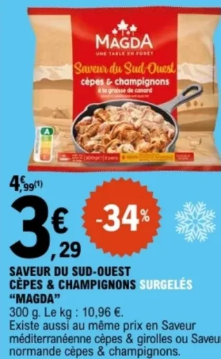 Saveur du Sud-Ouest Cèpes & Champignons Magda