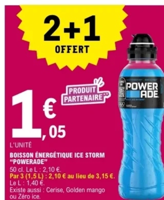 Boisson énergétique Ice Storm Powerade