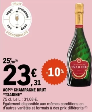 AOP Champagne brut "Tsarine"