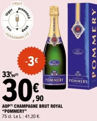 AOP Champagne brut royal "Pommery"