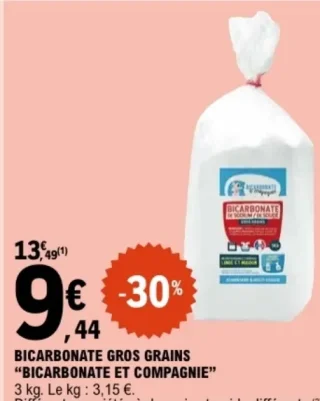Bicarbonate gros grains Bicarbonate et Compagnie