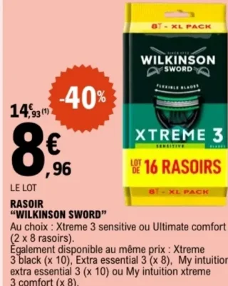 Rasoir "Wilkinson Sword"