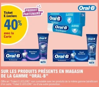 Produits de la gamme "Oral-B"