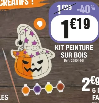 KIT PEINTURE SUR BOIS