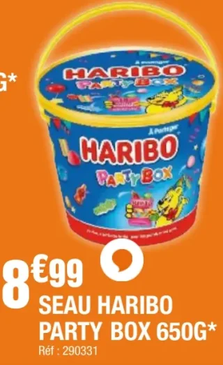 Seau Haribo Party Box
