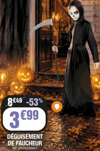 DÉGUISEMENT DE FAUCHEUR