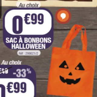 Sac à bonbons Halloween