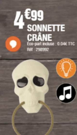 Sonnette crâne