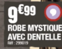 Robe mystique avec dentelle