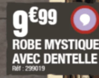 Robe mystique avec dentelle