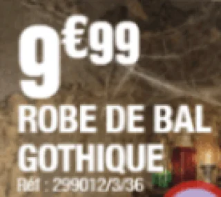 Robe de bal gothique
