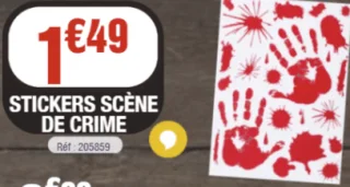 Stickers scène de crime