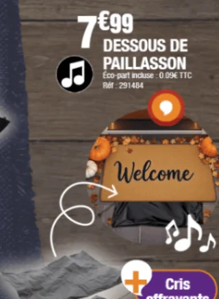 Dessous de paillasson