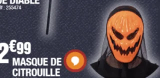 Masque de citrouille