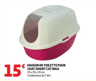 MAISON DE TOILETTE POUR CHAT SMART CAT RIGA