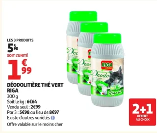 DÉODOLITIÈRE THÉ VERT RIGA