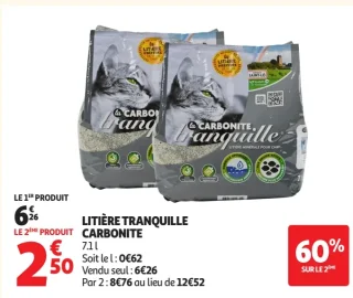 LITIÈRE TRANQUILLE CARBONITE