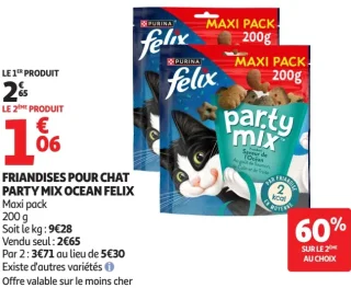 Friandises pour chat Party Mix Ocean Felix Maxi pack