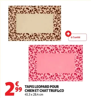 Tapis Léopard pour chien et chat Truf&Co