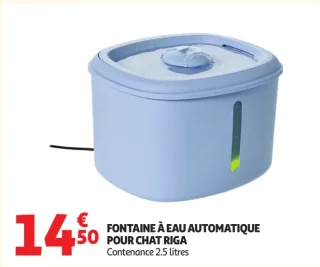 Fontaine à eau automatique pour chat RIGA