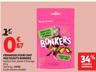 Friandises pour chat multigouts BONKERS