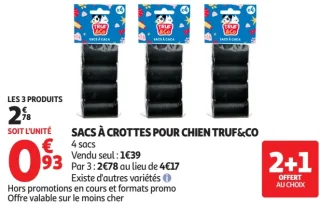 Sacs à crottes pour chien Truf&Co