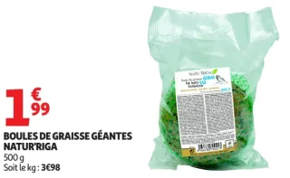 Boules de graisse géantes Natur'Riga