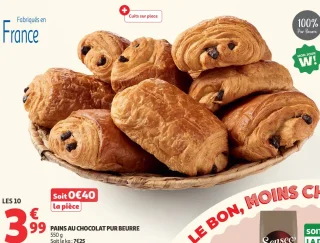 Pains au chocolat pur beurre