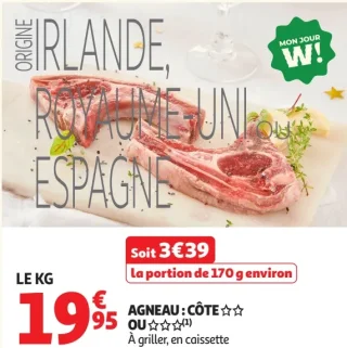 Agneau : Côte