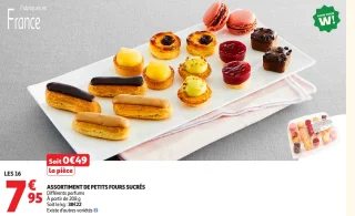 ASSORTIMENT DE PETITS FOURS SUCRÉS