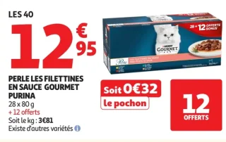 Perle les filettines en sauce Gourmet Purina