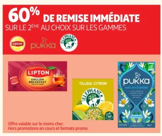 Thés et Infusions Lipton, Pukka, Elephant
