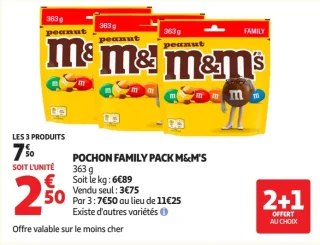 Pochon Family Pack M&M's